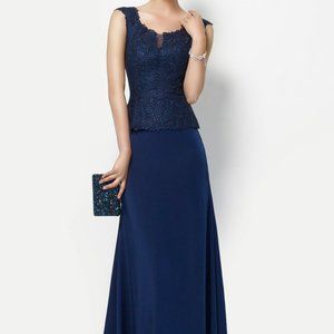 Alyce Paris 27105 Dress BLUE Size 16